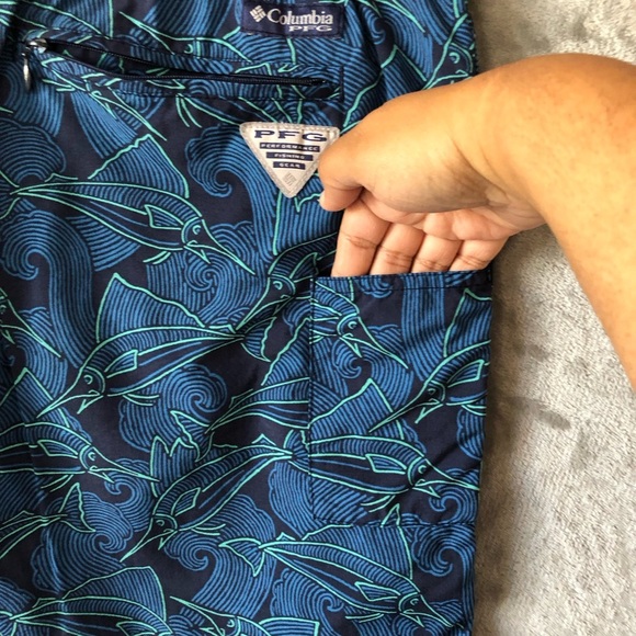 Columbia Men Swim Trunks Size XL Performance Fishing Gear Summer Beach Shorts - Picture 11 of 14